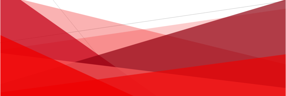 Series of red triangles and lines